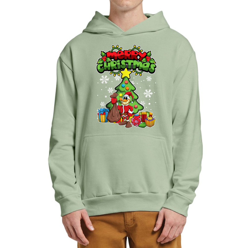 Merry Christmas Animals   Xmas Duck Duckling T Shirt Urban Pullover Hoodie | Artistshot