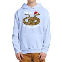 Holiday Merry Hissmas Christmas Santa Hat Copperhead Snake T Shirt Urban Pullover Hoodie | Artistshot