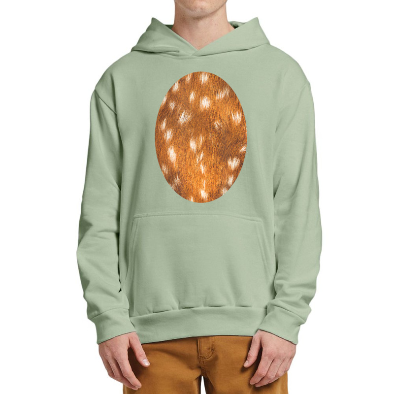 Deer Chest Costume Reindeer Belly Skin Pattern Urban Pullover Hoodie by cm-arts | Artistshot