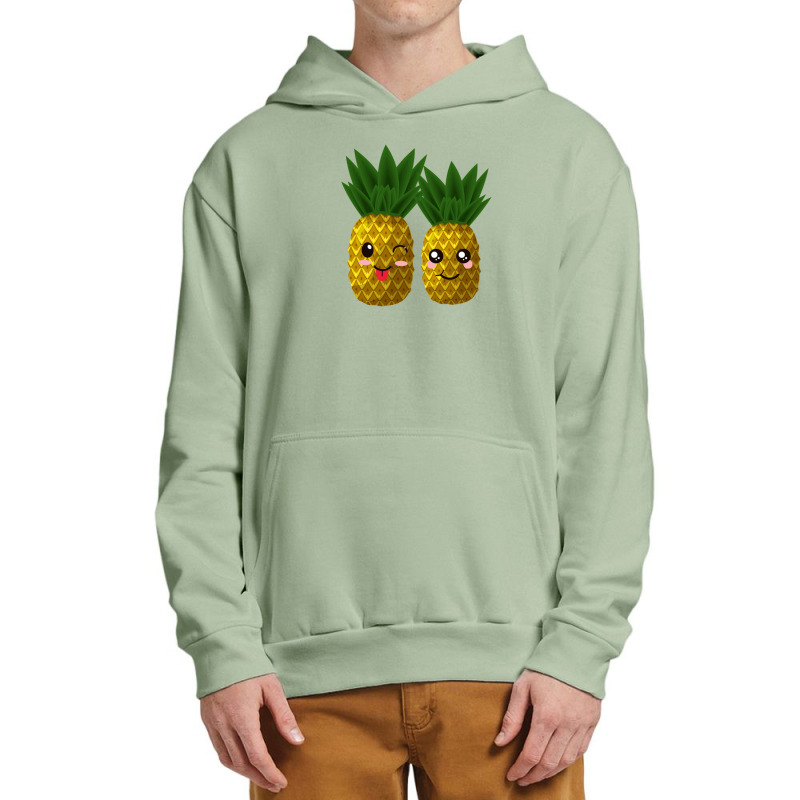 Cute Kawaii Pineapple Urban Pullover Hoodie | Artistshot