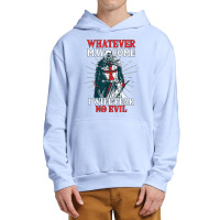 Templar Knight Costume, I Will Fear No Evil, Holy Crusader T Shirt Urban Pullover Hoodie | Artistshot