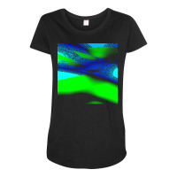 Blue Green Black Abstract Art T  Shirt Blue Green Black Abstract Art T Maternity Scoop Neck T-shirt | Artistshot