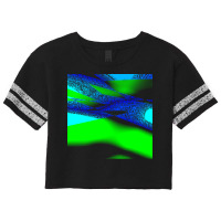 Blue Green Black Abstract Art T  Shirt Blue Green Black Abstract Art T Scorecard Crop Tee | Artistshot