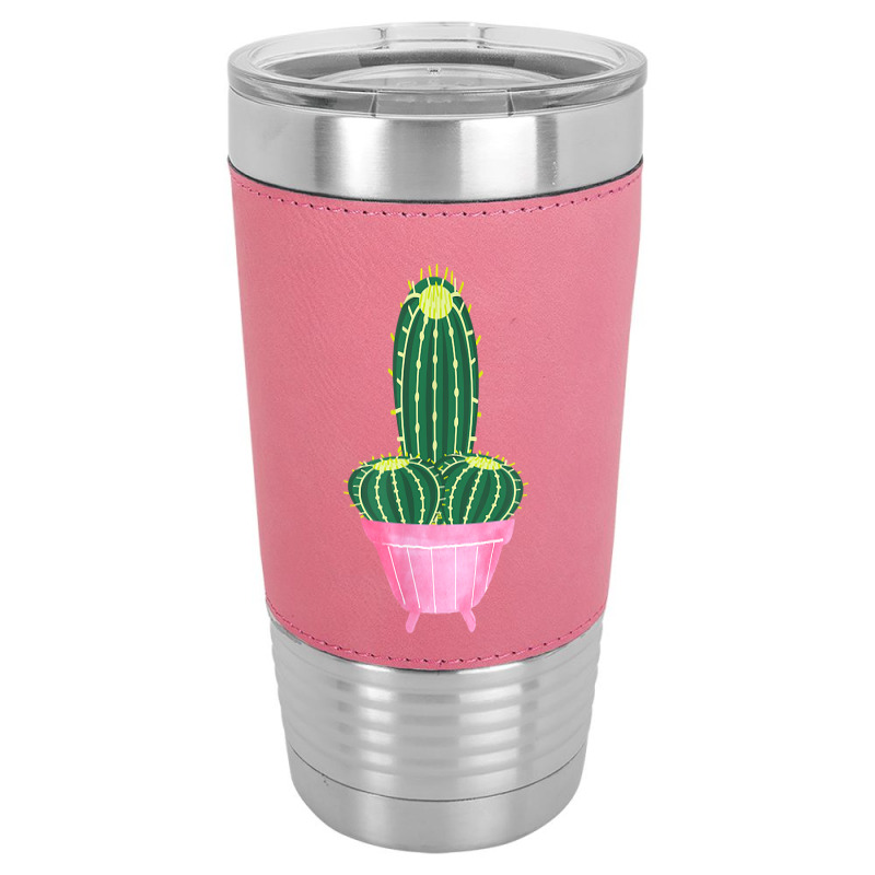 Naughty Cactus For Gag And Bachelor Party T Shirt Leatherette Tumbler | Artistshot