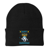 Dalmatian Dog Mens Happy Hanukkah Dalmatian Hanukkah Ugly Sweater Chri Beanie | Artistshot