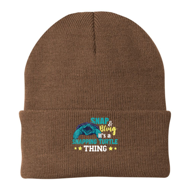 Snapping Turtle Thing Snap And Bling Snapping Turtle Lover T Shirt Beanie | Artistshot