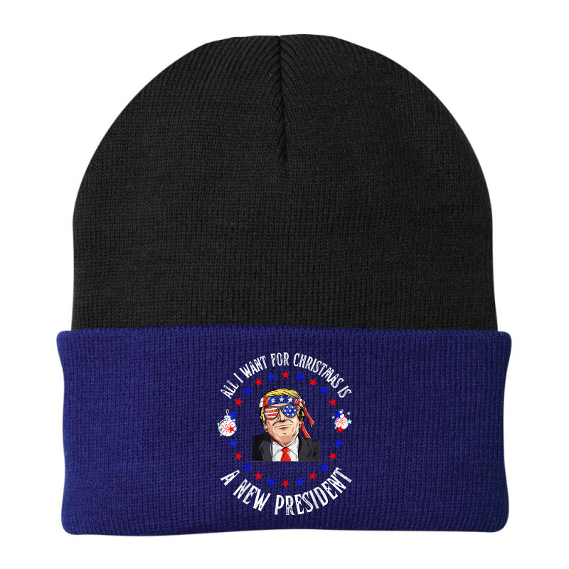 All I Want For Christmas Is A New President, Trump Xmas Day Gift Beanie | Artistshot