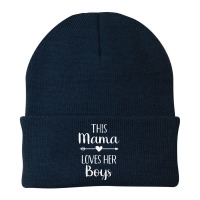 Mom This Mama Loves Her Boys Art Character Beanie | Artistshot