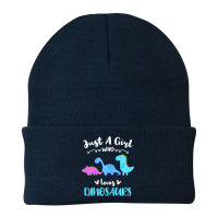 Just A Girl Who Loves Dinosaurs Beanie | Artistshot