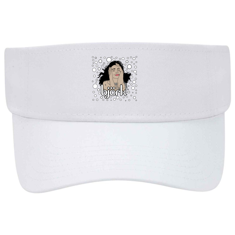 Vintage Graphic Bjorks Poster Visor hat by Artist-Mauricio | Artistshot