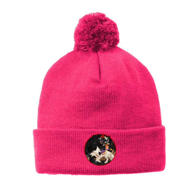 Day Gift Amaterasu Cherry Funny Gift Pom Pom Beanie | Artistshot