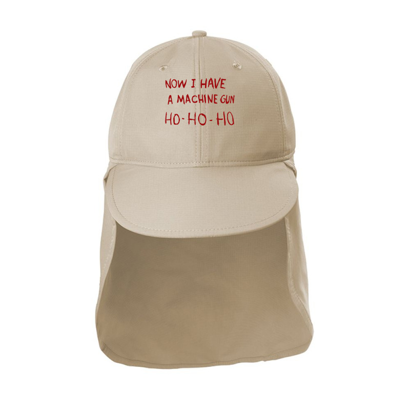 Now I Have A Machine Gun Ho Ho Ho Pullover Hoodie Sun Shade Cap | Artistshot