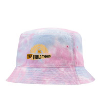 First I Drink Coffee Then I Build Things   Woodworking Tie Dyed Bucket Hat | Artistshot