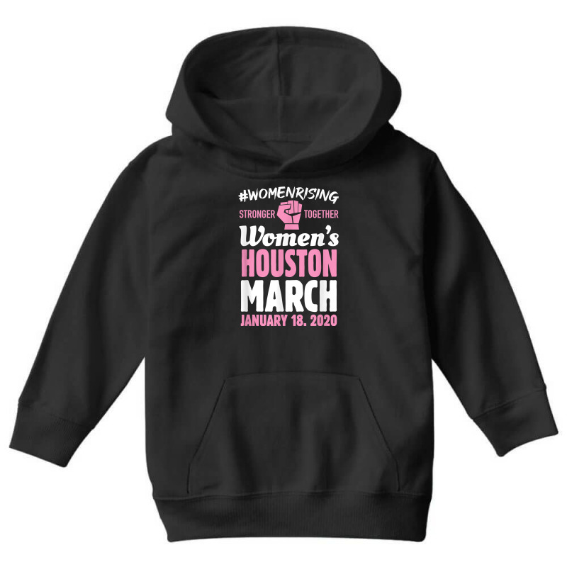 March For Women Houston Texas Women's Solidarity Activist T Shirt Youth Hoodie by ayedencoplon | Artistshot