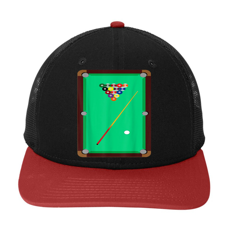 Pool Table T Shirt Billiards 8 Ball Cue Snooker Graphic Tee Snapback Trucker Cap | Artistshot