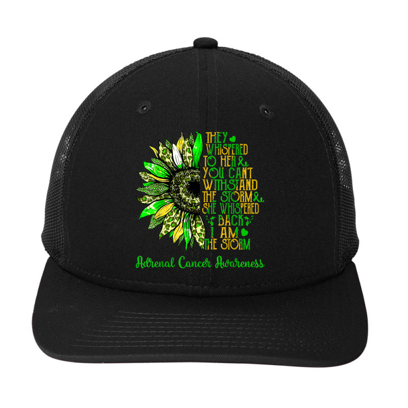 I'm The Storm Sunflower Leopard Adrenal Cancer Warrior Snapback Trucker Cap | Artistshot