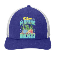 Future Marine Biologist Ocean Life Marine Biology Student Snapback Trucker Cap | Artistshot