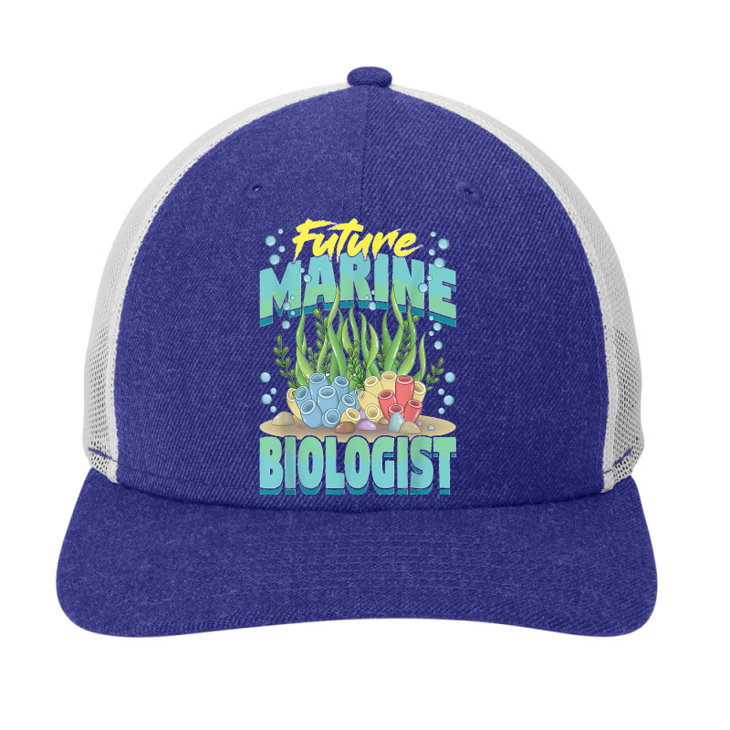 Future Marine Biologist Ocean Life Marine Biology Student Snapback Trucker Cap | Artistshot