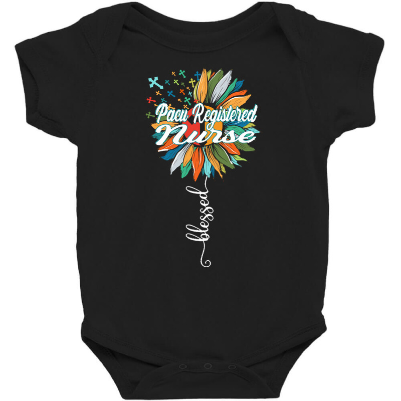 Pacu Registered Nurse T  Shirt Blessed Pacu Registered Nurse T  Shirt Baby Bodysuit | Artistshot