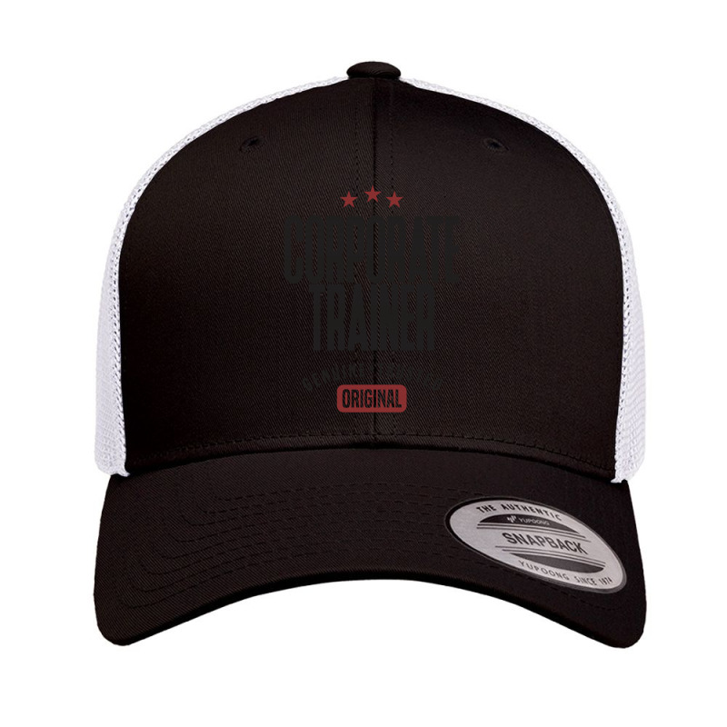 Corporate Trainer Retro Trucker Cap by Chris Ceconello | Artistshot