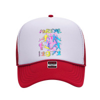 Awesome Since 1971. Agility Dog Training Graffiti Design T Shirt Foam Trucker Hat | Artistshot