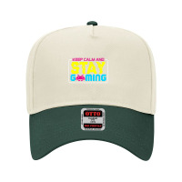 Gamer Video Game Keep Calm And Stay Gaming Adjustable Baseball Cap | Artistshot