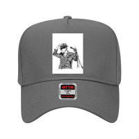 Leonard Cohen Original Hand Drawn Ink Print Adjustable Baseball Cap | Artistshot