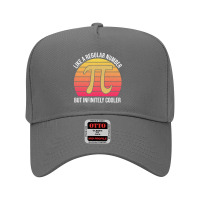 Pi Like A Regular Number But Infinitely Cooler Funny Pi Day Pullover S Adjustable Baseball Cap | Artistshot