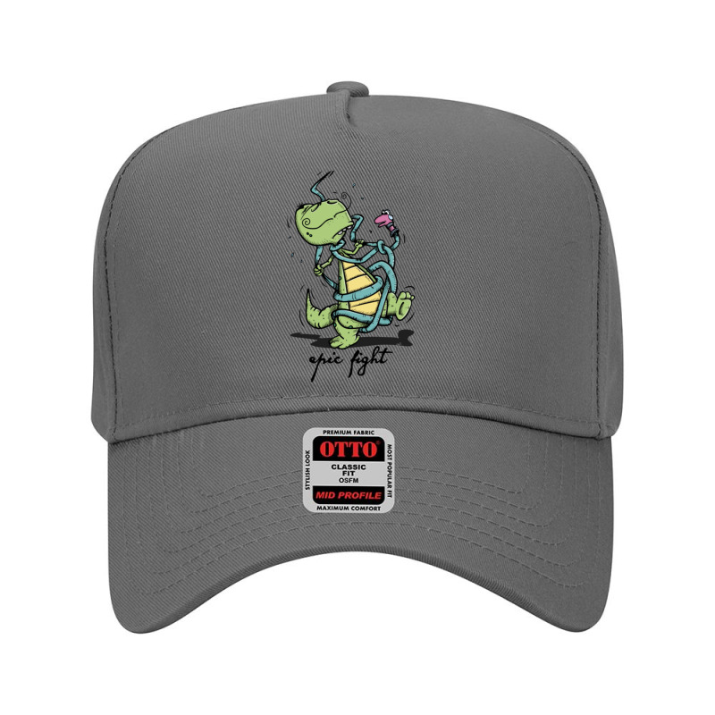 Dinosaur's Epic Fight Adjustable Baseball Cap by Kenruhaea79 | Artistshot