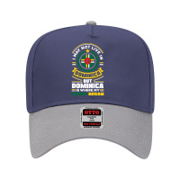 Dominica Dominican Dominica Flag Quote Pullover Hoodie Adjustable Baseball Cap | Artistshot