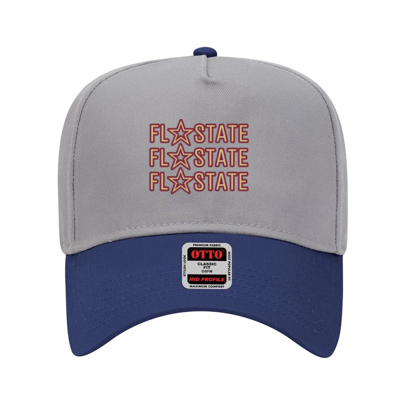 Fl State Adjustable Baseball Cap by RHONDAHARRISON | Artistshot