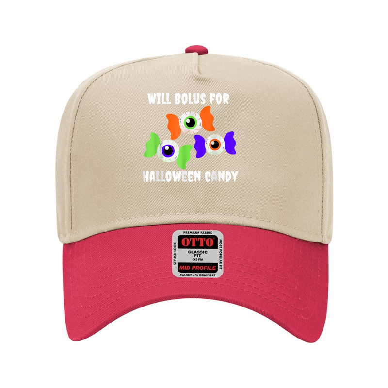 Will Bolus For Halloween Candy, Type 1 Diabetes T Shirt Adjustable Baseball Cap by sadukakehy | Artistshot