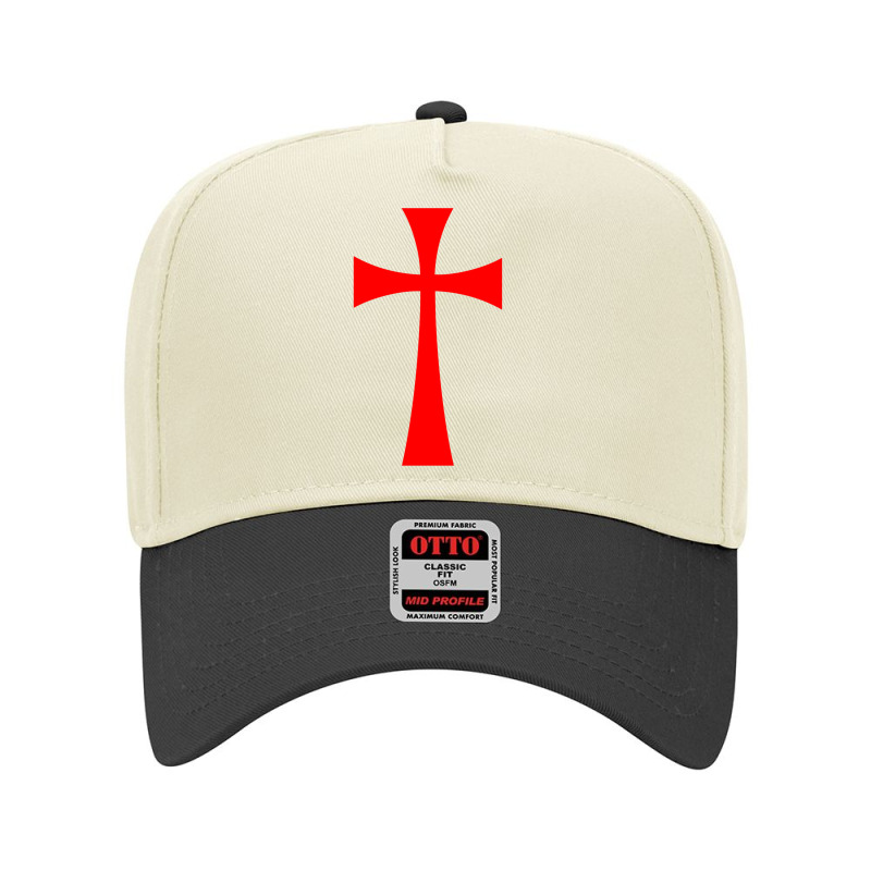 Long Cross - Knights Templar - Holy Grail - The Crusades Adjustable Baseball Cap | Artistshot