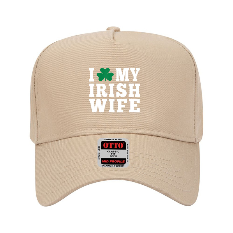 I Love My Irish Wife Friendship Couple Married Adjustable Baseball Cap by cm-arts | Artistshot