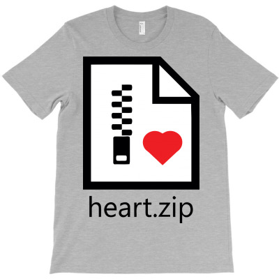 Zipped Heart T-shirt Designed By Dwi Irvansyah
