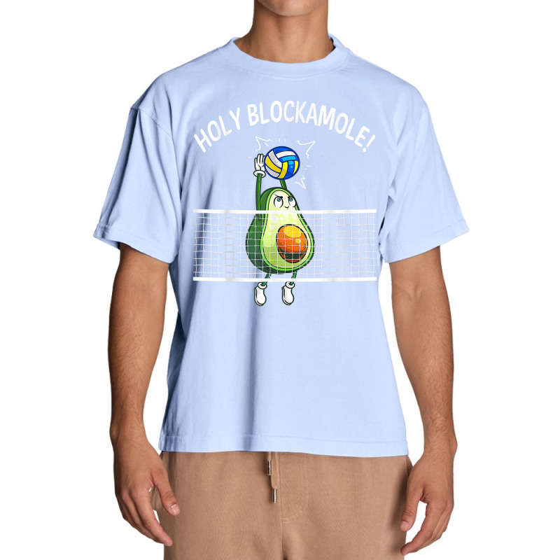 Holy Blockamole Volleyball Shirt Player Blocker Avocado T Shirt Urban Heavy T-shirt by cm-arts | Artistshot