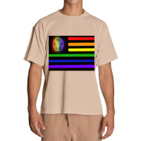 Satanic Temple Pride Flag Urban Heavy T-shirt | Artistshot