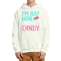 I'm Just Here For The Candy Halloween Gif Urban Pullover Hoodie | Artistshot