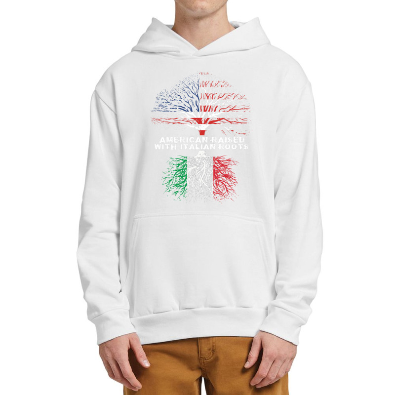 American Raised With Italian Roots Italy Urban Pullover Hoodie by cm-arts | Artistshot