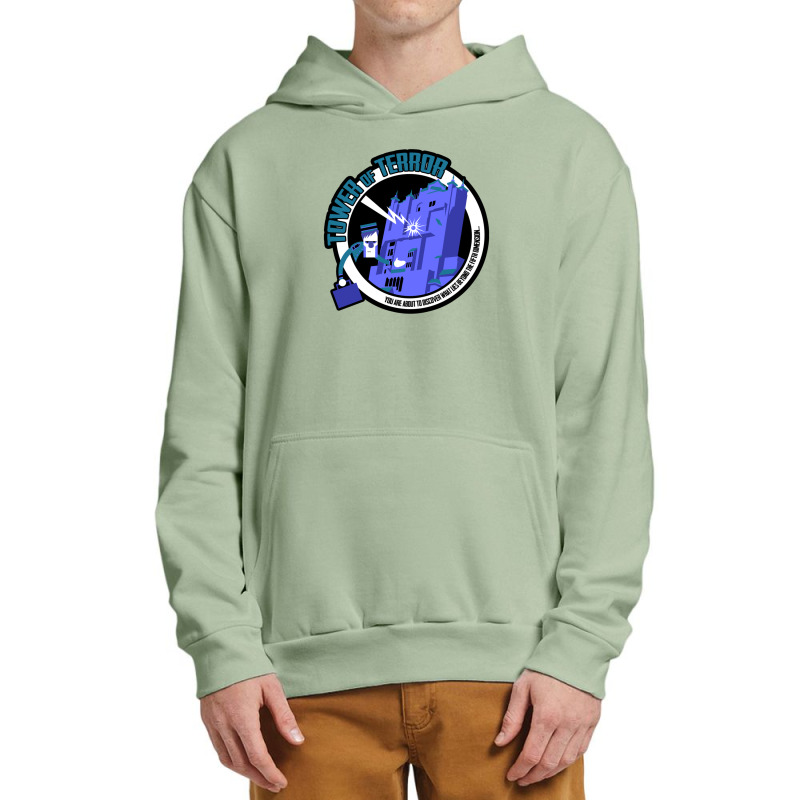 Tower Of Terror - Blue Urban Pullover Hoodie | Artistshot