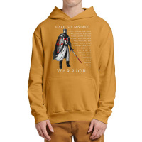 Knight Templar  Make No Mistake  The Crusader Urban Pullover Hoodie | Artistshot