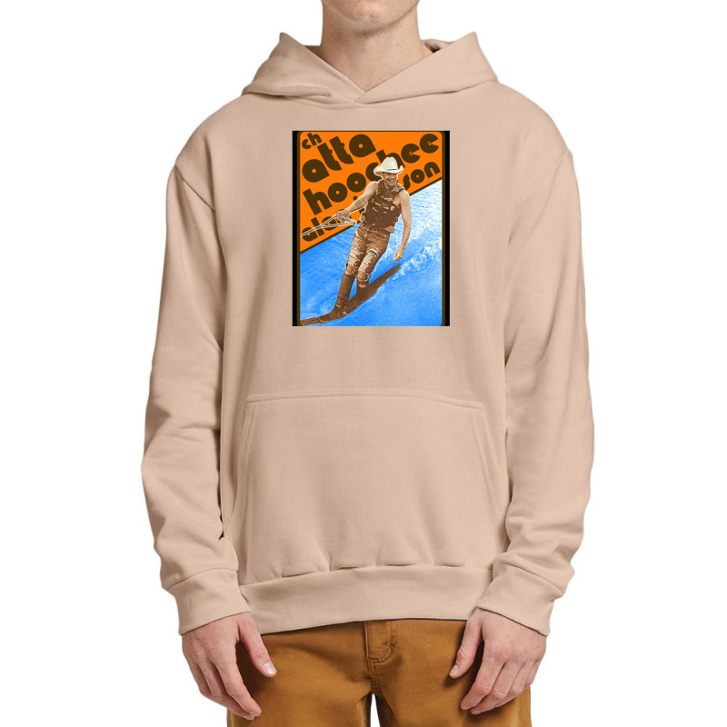 Alan Jackson Chattahoochee Waterskiing Retro Urban Pullover Hoodie by KristyMelton | Artistshot