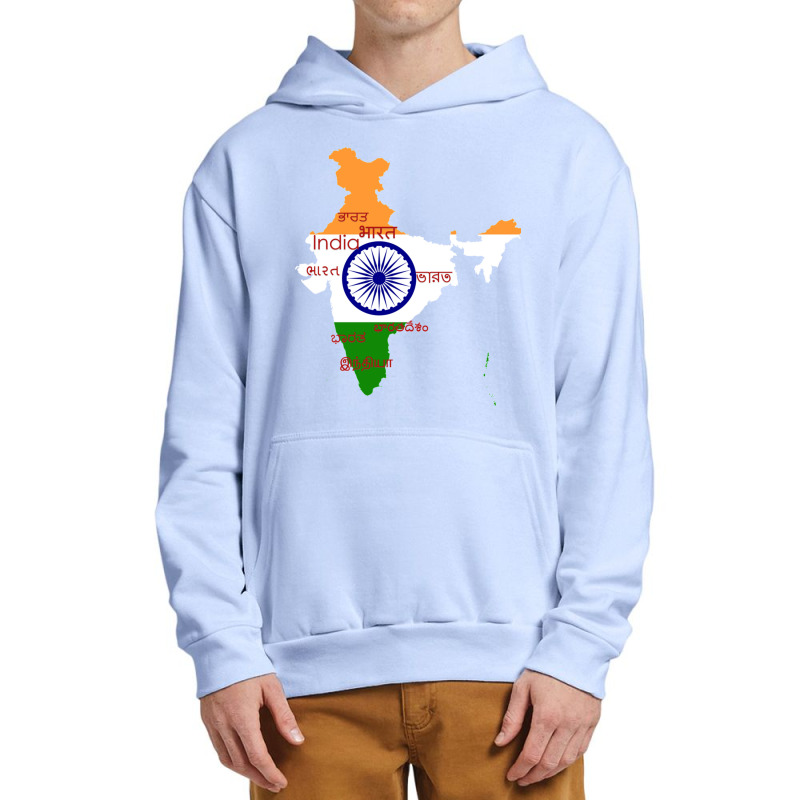 India In Its Various Languages Urban Pullover Hoodie by cm-arts | Artistshot