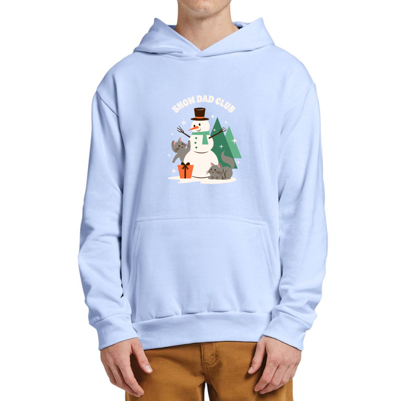 Christmas Enthusiasts Snow Daddy Club Funny Urban Pullover Hoodie | Artistshot