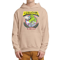 Budzilla, Budzilla Invades Hawaii, The Budzilla, Budzilla Art, Budzill Urban Pullover Hoodie | Artistshot