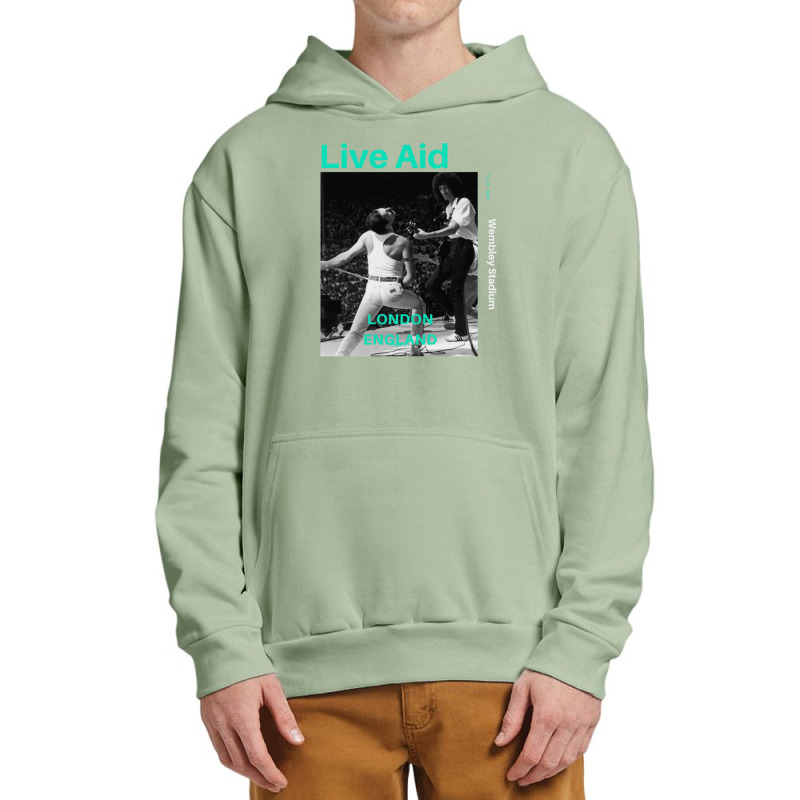 Live Aid At Wembley Essential 1 Urban Pullover Hoodie by cm-arts | Artistshot