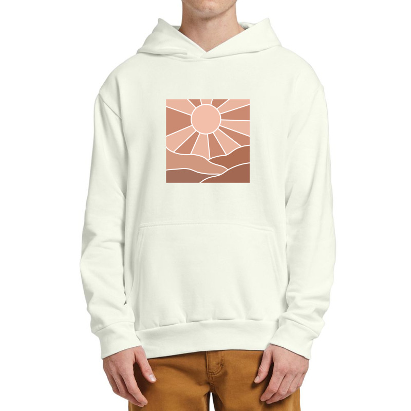 Aesthetic Browny Sun Urban Pullover Hoodie | Artistshot