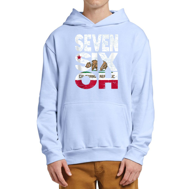 California Republic Flag 760 Area Code Urban Pullover Hoodie | Artistshot