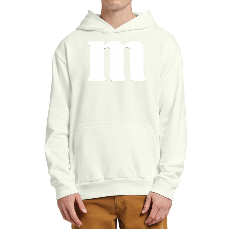 Lower Case Alphabet Matching Halloween Costume Cute Letter M T Shirt Urban Pullover Hoodie | Artistshot