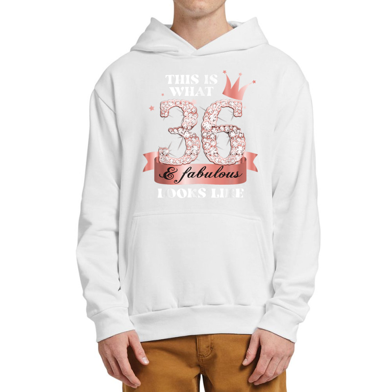 36 & Fabulous I Rose And Black Party Group Candid Photo Item Urban Pullover Hoodie | Artistshot